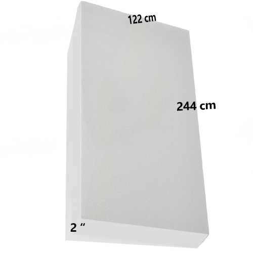 Placa de poliestireno para techo 50x50x0,8 cm